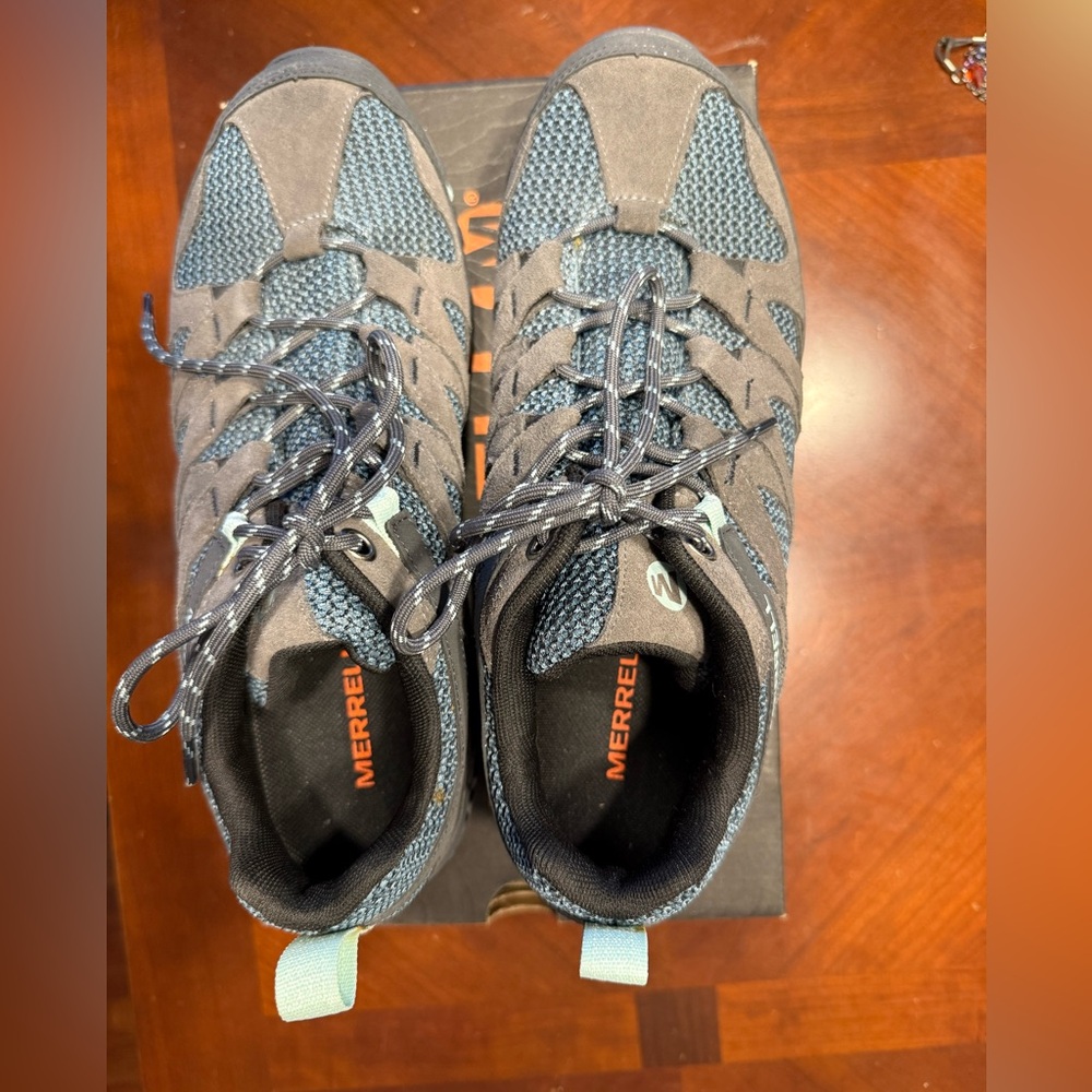 Merrell Women’s Blue and Gray Athletic/hiking Shoes